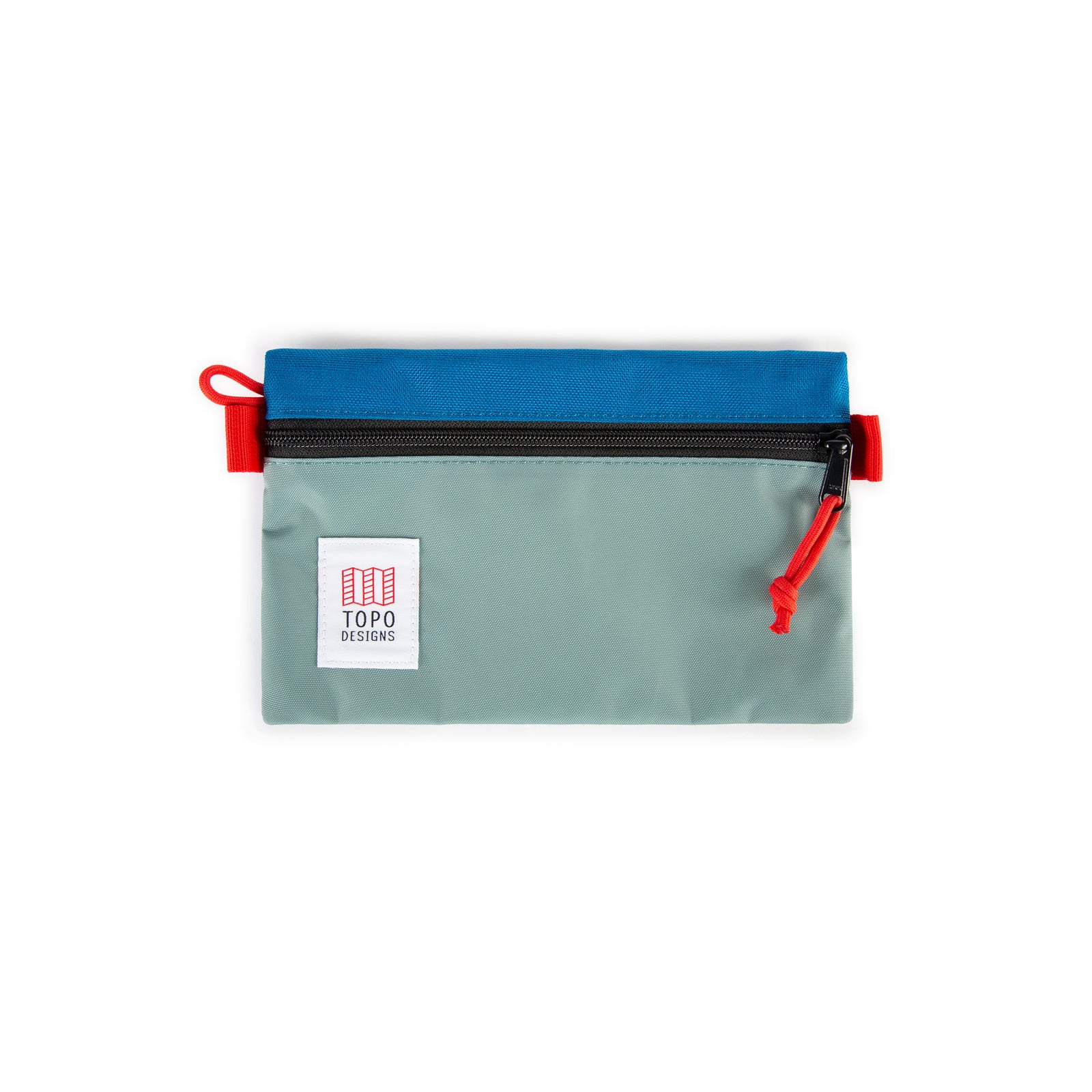 Topo Designs Accessory Bags in "Small" "Mineral Blue / Blue - Recycled".