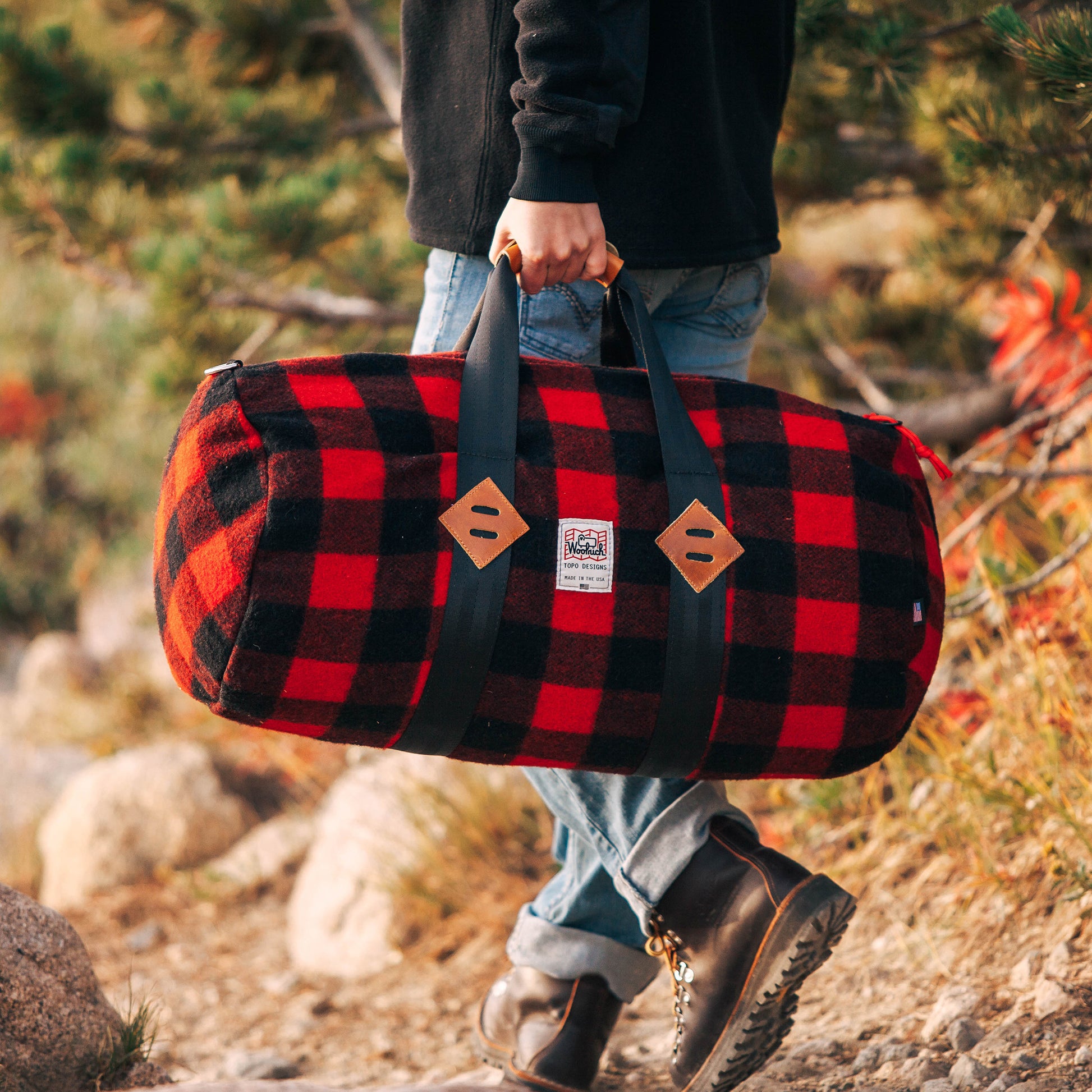 Bags - Topo Designs X Woolrich Duffel