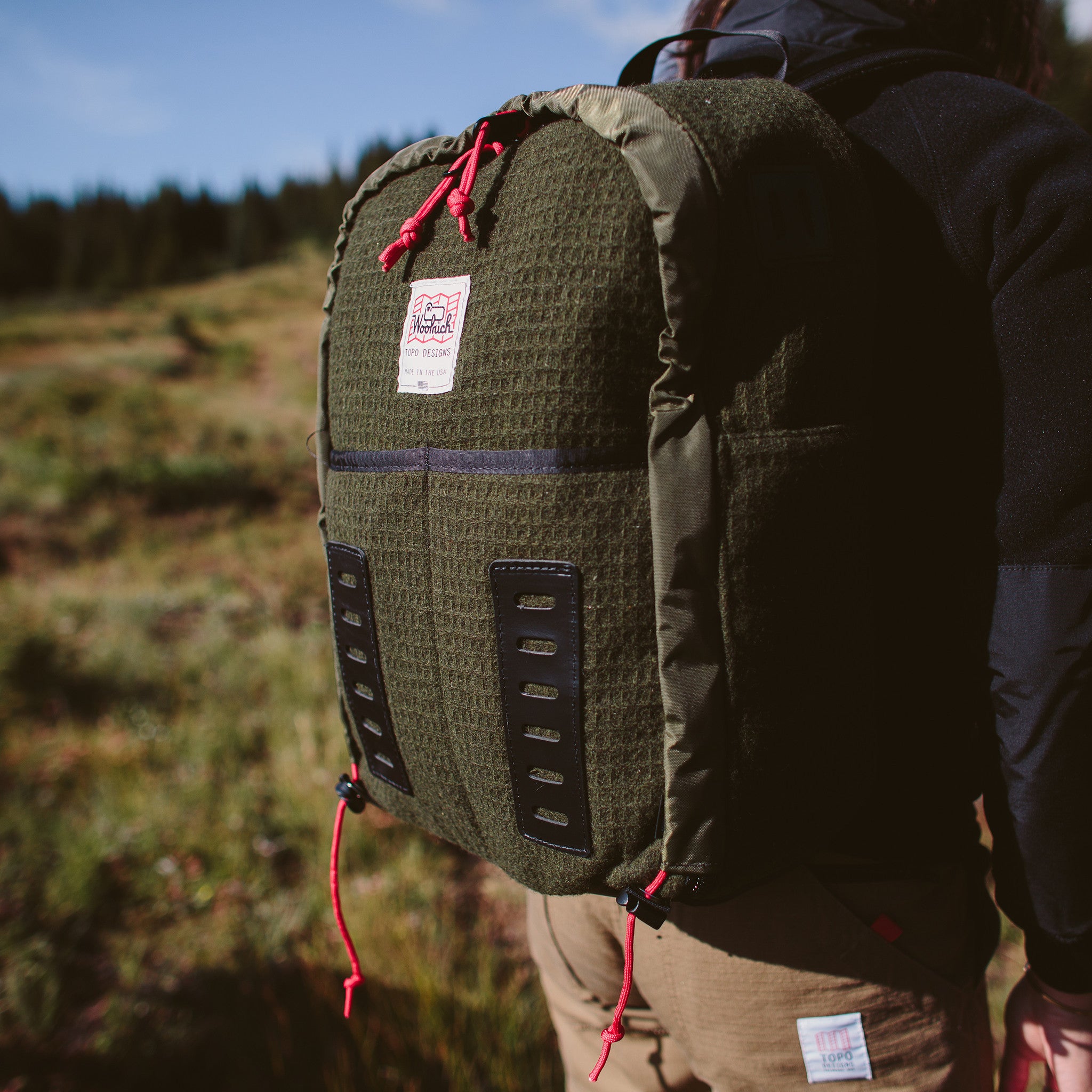 Topo Designs x Woolrich Span Pack Daypack | made in USA