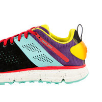 Topo Designs x Danner women's trail running shoe close up shot of side
