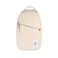 Front product shot of Topo Designs Light Pack in "Natural" white canvas.