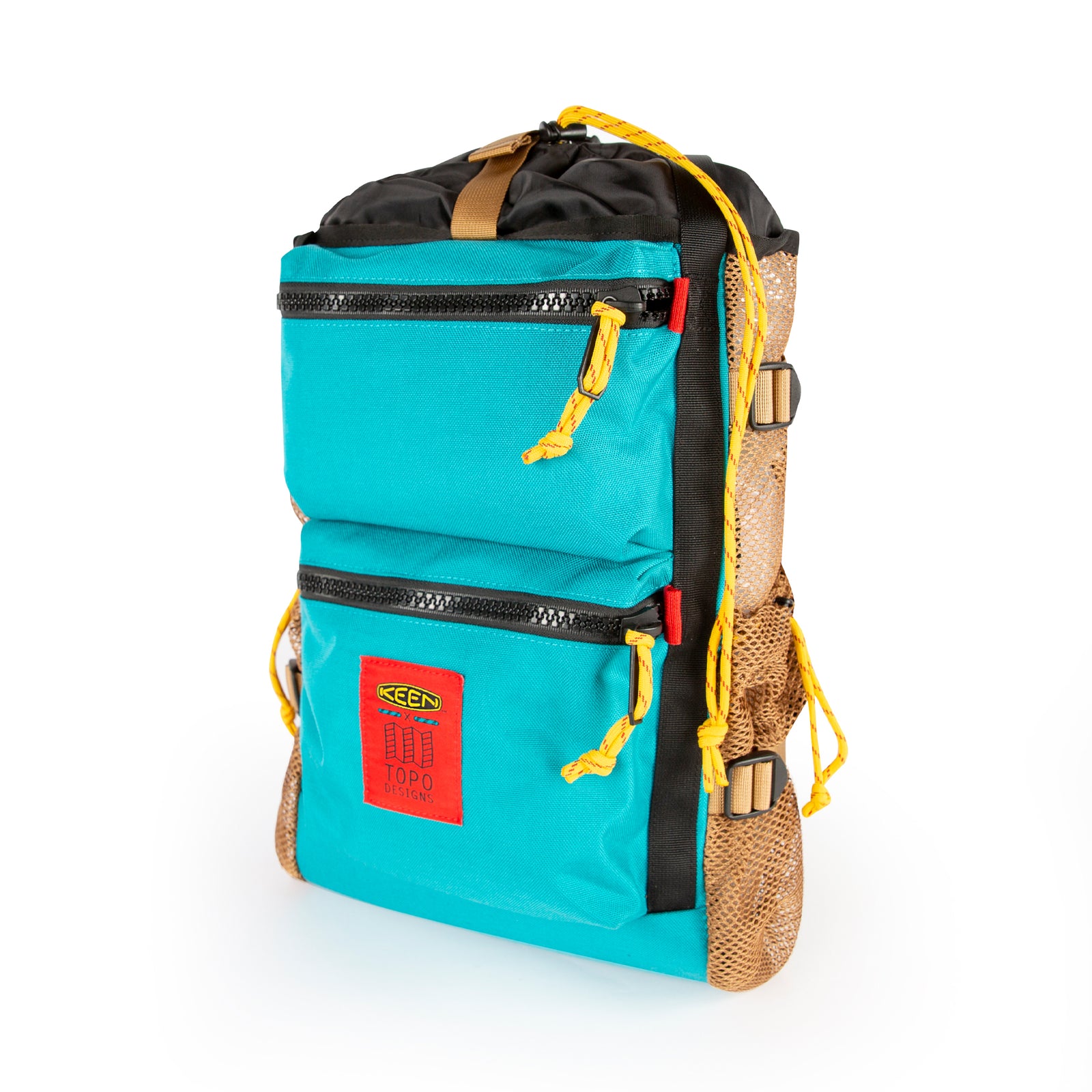 Topo Designs x Keen River Backpack Tote bag in Turquoise