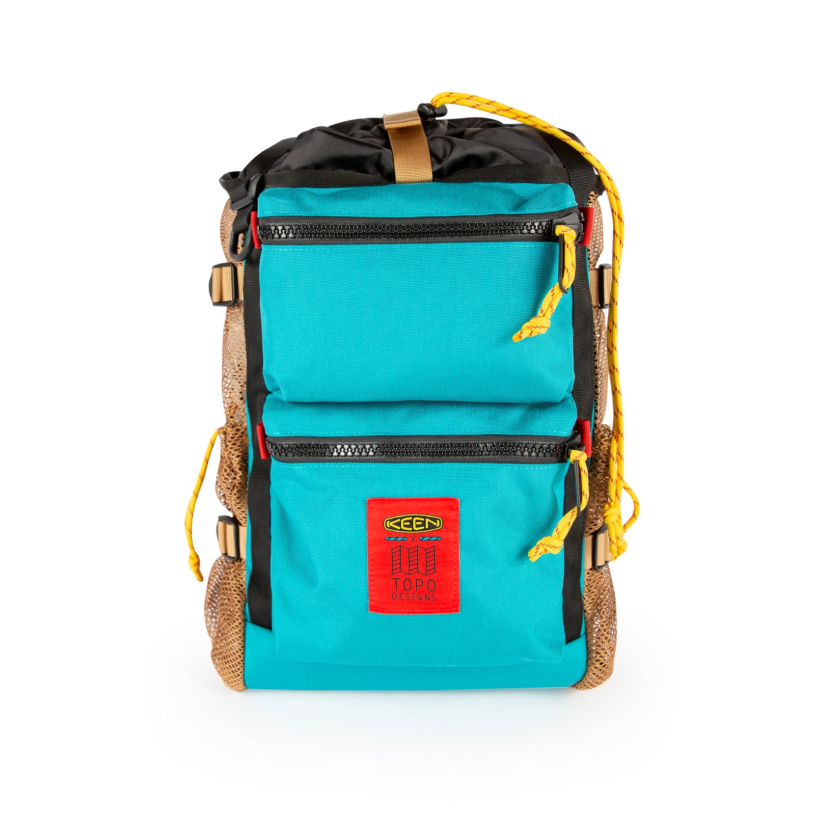 Topo Designs x Keen River Backpack Tote bag in Turquoise