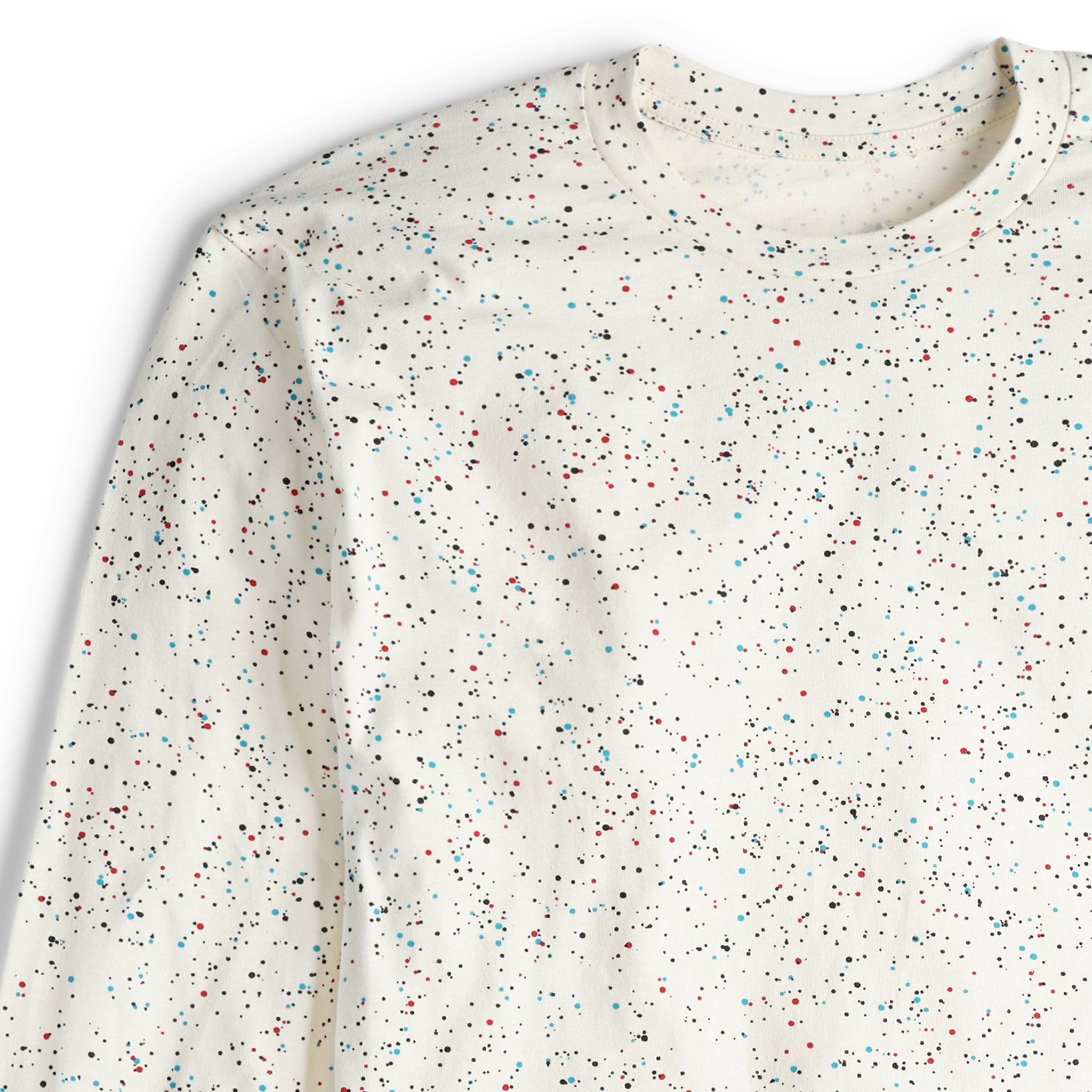 Recycled Polka Dot Shirt with Long Sleeves
