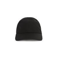 Topo Designs Tech Cap 6-panel nylon hat in "Black".