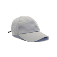 Topo Designs Tech Cap 6-panel nylon hat in "Charcoal" gray.