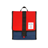 Topo Designs x New Belgium Fat Tire 6-pack beer Cooler Bag in Navy blue / red